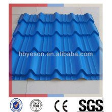 2013 high quality colored zinc corrugated plate for roofing tile YX28-210-840
